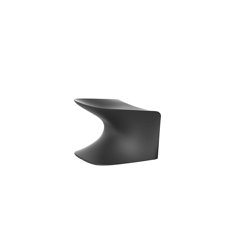 Luxury contemporary Wing fluid accent stool by Vondom, designer outdoor-indoor seating for Royal Oak, Michigan.