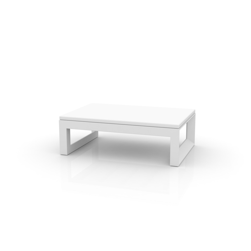 FRAME Ottoman by Vondom – minimalist outdoor ottoman with sleek lines and modern functionality