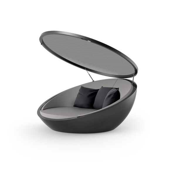 ULM Daybed by Vondom – modern circular outdoor daybed with minimalist design and 360-degree comfort