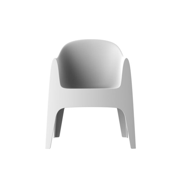 Luxury contemporary Solid Armchair by Stefano Giovannoni for Vondom, high-end Spanish outdoor furniture for Birmingham, Michigan.