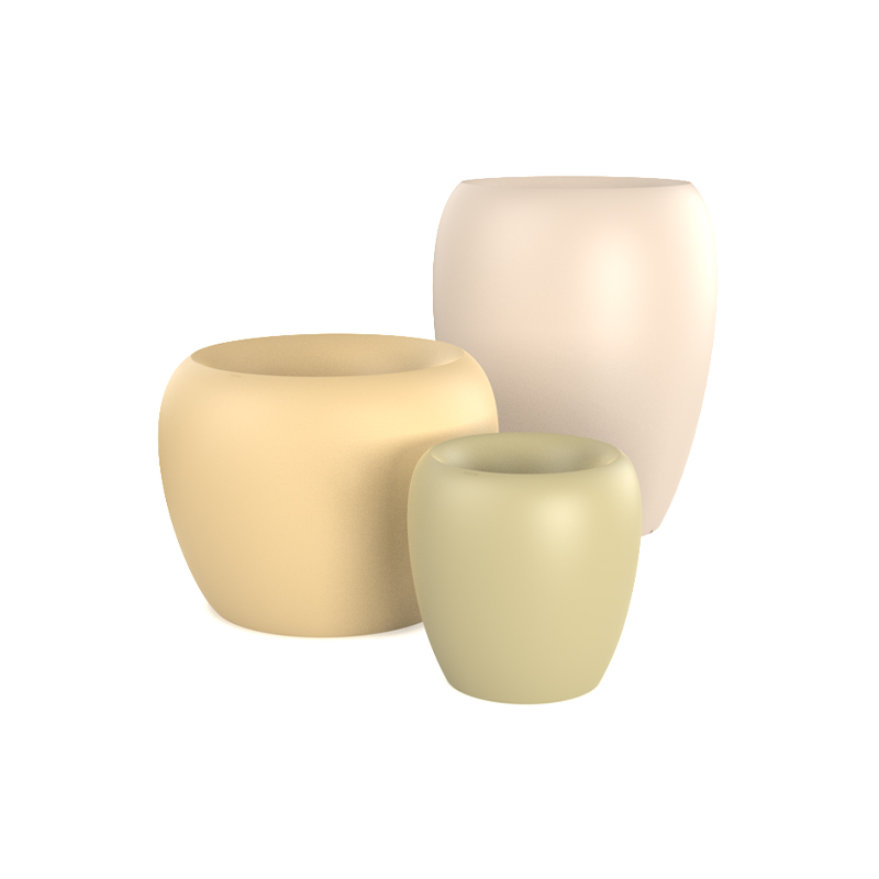 Blow Pots by Vondom – Sculptural outdoor planters with a sleek, modern design in Royal Oak.