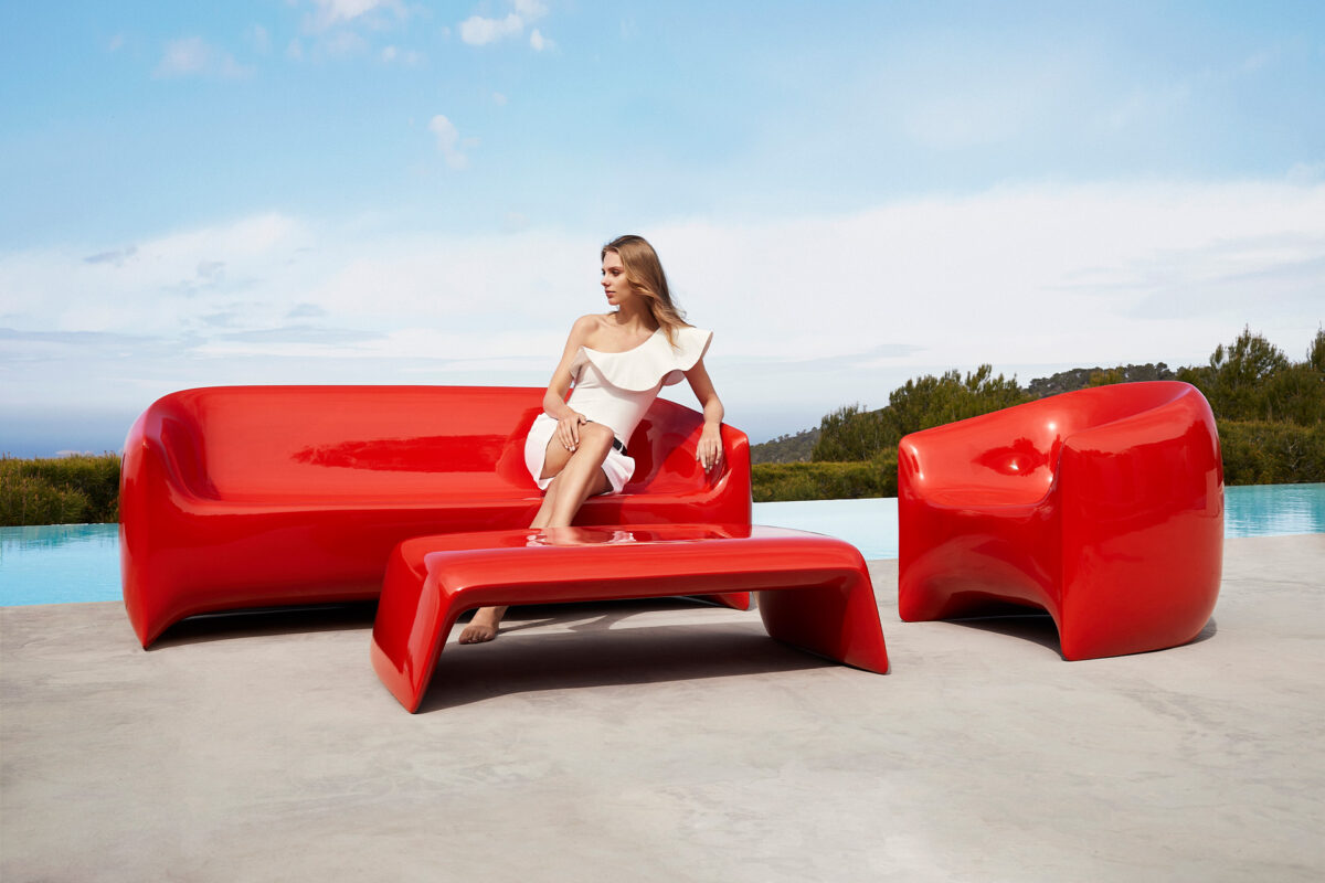 Luxury BLOW Sofa by Vondom Italian modern sofa in Troy Michigan design studio