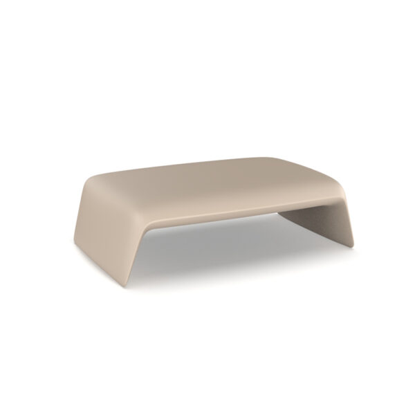 BLOW Coffee Table 120x79x35 by Vondom – modern outdoor table with curved edges and minimalist design