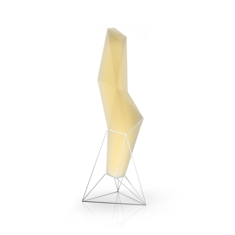 Luxury FAZ LAMP by Vondom illuminating a modern outdoor patio