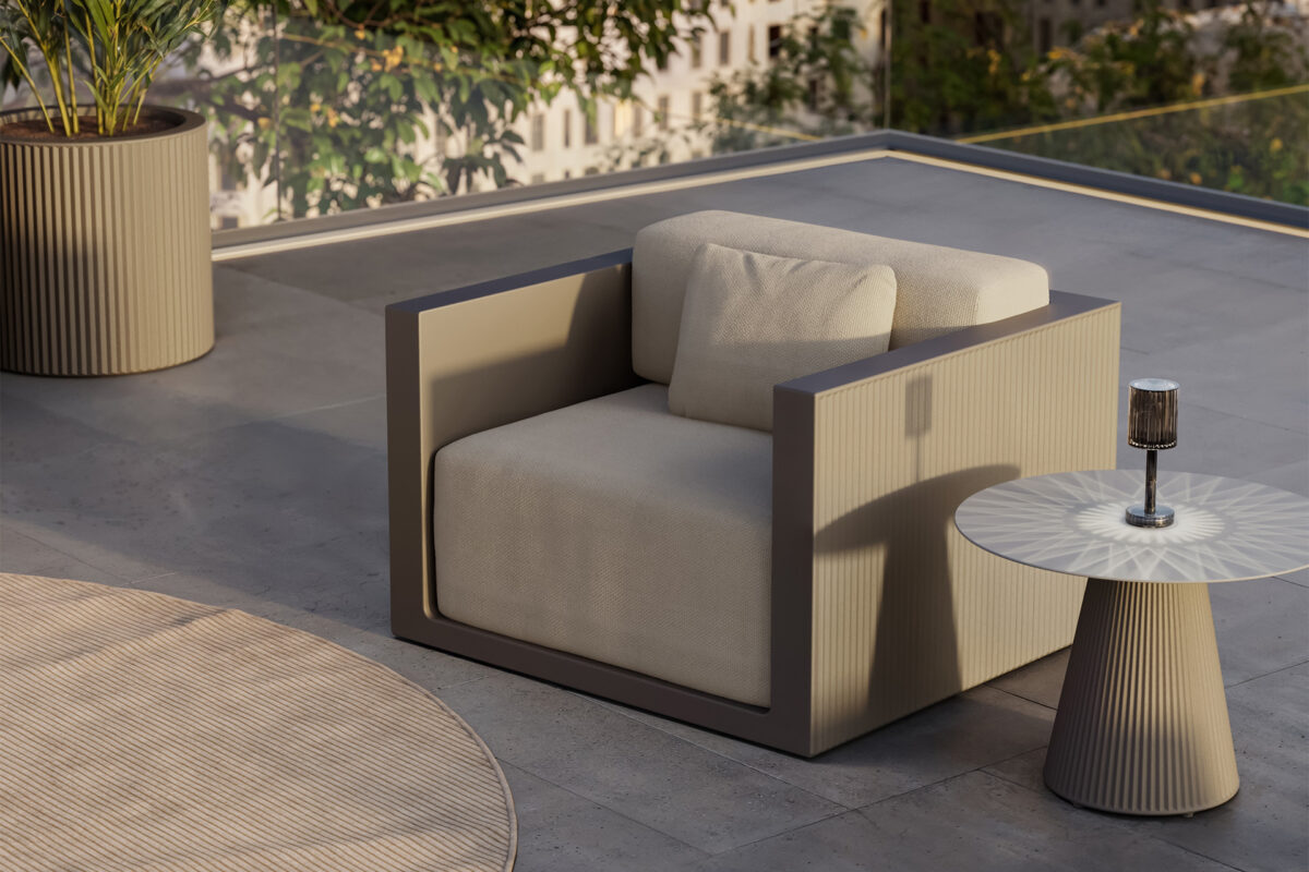 Stylish GATSBY outdoor dining table by Vondom in Birmingham MI