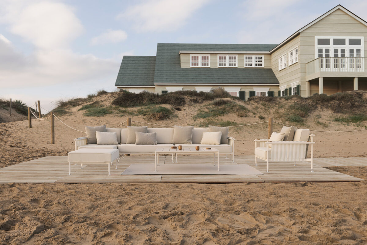 High-end Hamptons Low Tables by Ramón Esteve for Vondom, modern Spanish outdoor furniture for Troy, Michigan.