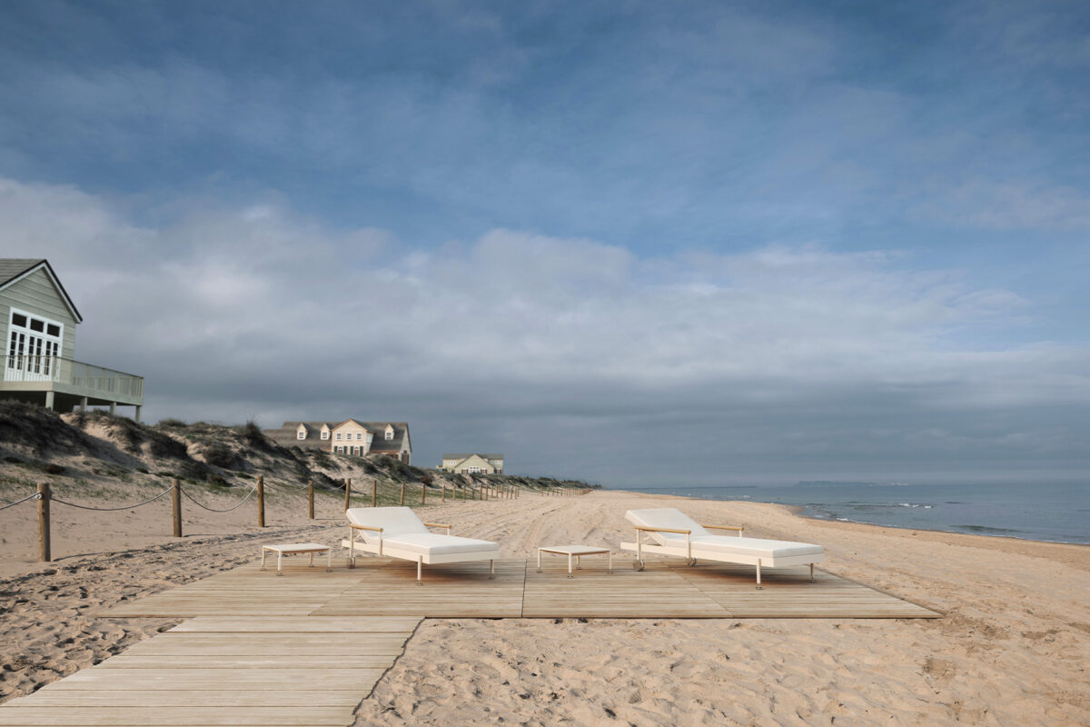 High-end Hamptons Low Tables by Ramón Esteve for Vondom, modern Spanish outdoor furniture for Troy, Michigan.