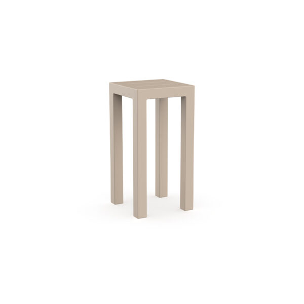 JUT Bar Table 50x50x100 by Vondom – sleek and compact outdoor bar-height table with clean lines