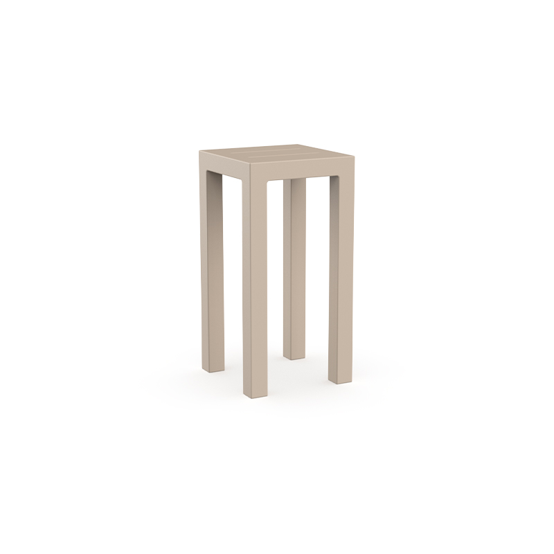 JUT Bar Table 50x50x100 by Vondom – sleek and compact outdoor bar-height table with clean lines
