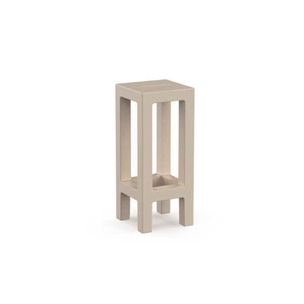 High-end Jut Bar Stool by Studio Vondom for Vondom, modern Spanish outdoor seating for Troy, Michigan.