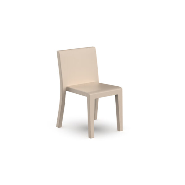 Sleek and angular Vondom JUT Chair made of durable polyethylene