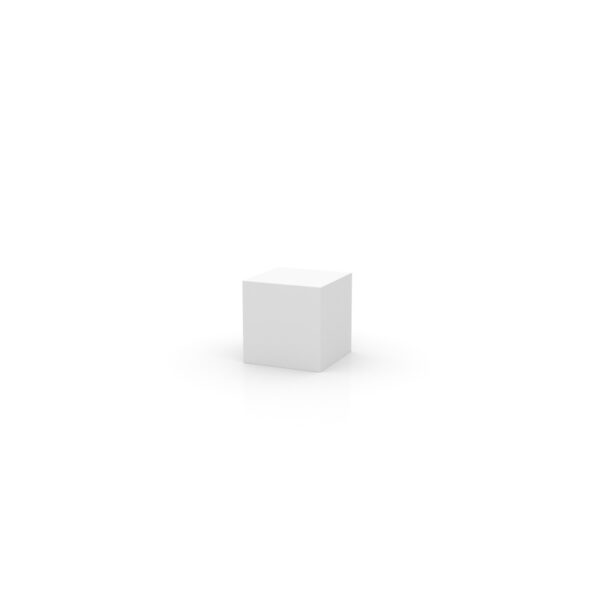JUST CUBE by Vondom – minimalist outdoor lighting cube with clean lines and ambient glow