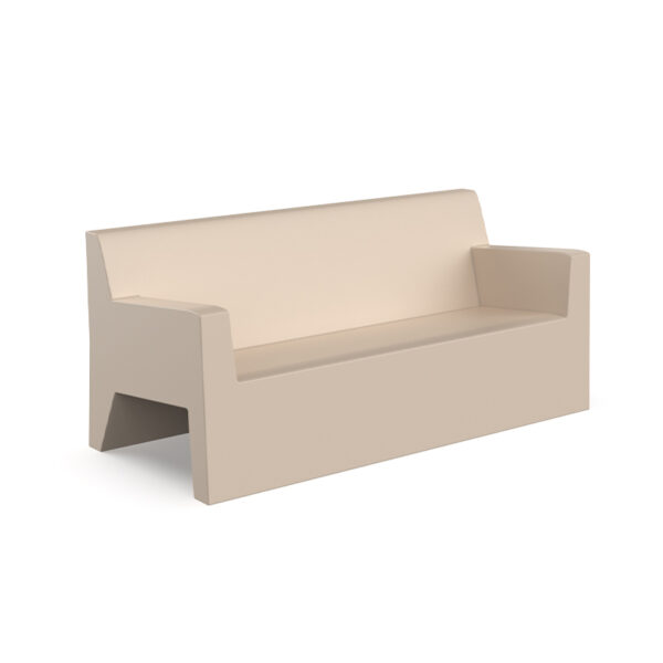 "Angular JUT Sofa by Vondom with sharp edges and architectural appeal."