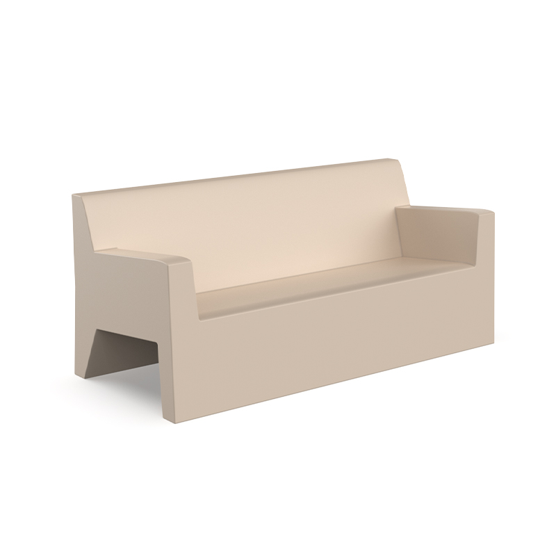 "Angular JUT Sofa by Vondom with sharp edges and architectural appeal."