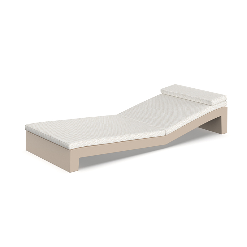 High-end Jut Sun Chaise by Studio Vondom for Vondom, modern Spanish outdoor furniture for Troy, Michigan.