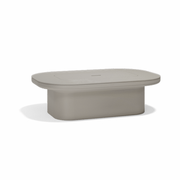 Modern Luna Coffee Table by Ramón Esteve for Vondom, high-end Spanish outdoor furniture for Royal Oak, Michigan.