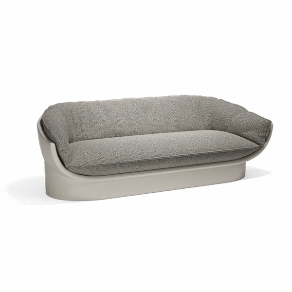 Moon Sofa by Vondom – Circular daybed with a rotating base and integrated LED lighting, ideal for modern outdoor spaces.