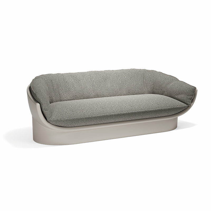 Moon Sofa by Vondom – Circular daybed with a rotating base and integrated LED lighting, ideal for modern outdoor spaces.