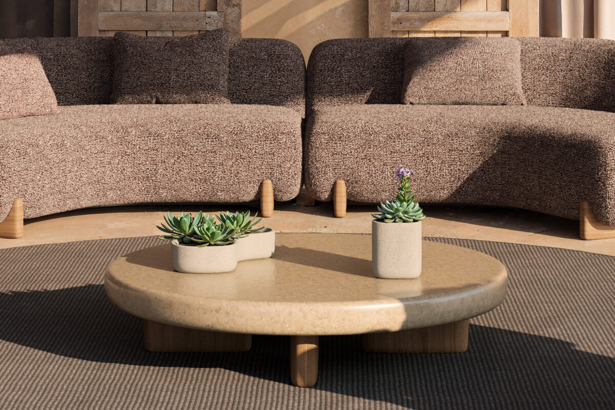 High-end Milos Nano Planters by Vondom, modern Spanish luxury table accents for Troy, Michigan.