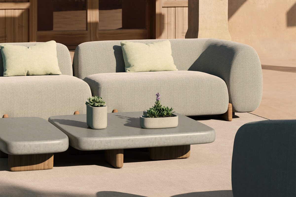 High-end Milos Nano Planters by Vondom, modern Spanish luxury table accents for Troy, Michigan.