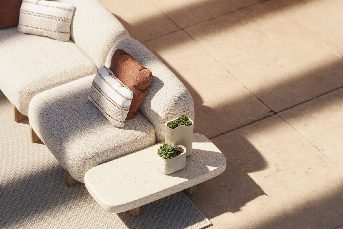 High-end Milos Nano Planters by Vondom, modern Spanish luxury table accents for Troy, Michigan.