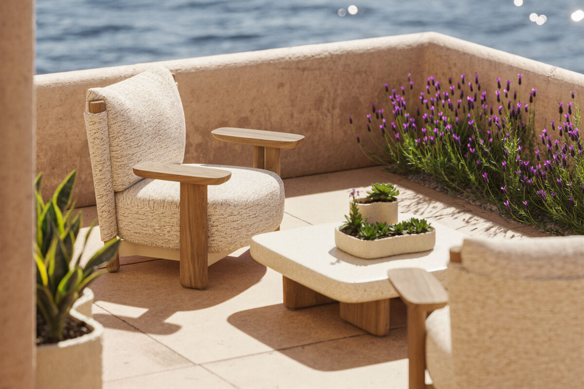 High-end Milos Nano Planters by Vondom, modern Spanish luxury table accents for Troy, Michigan.