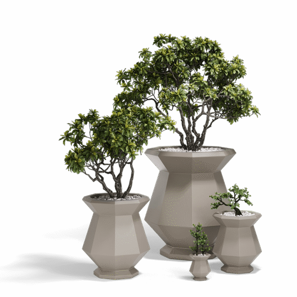 Bone by Vondom – Sculptural outdoor planter in matte white, ideal for modern gardens in Royal Oak.