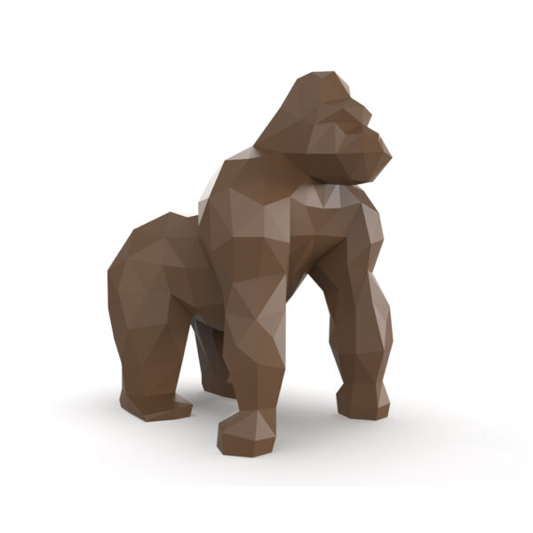 Origami Saru sculpture by Vondom in Royal Oak, Michigan – Geometric gorilla design for modern outdoor spaces.