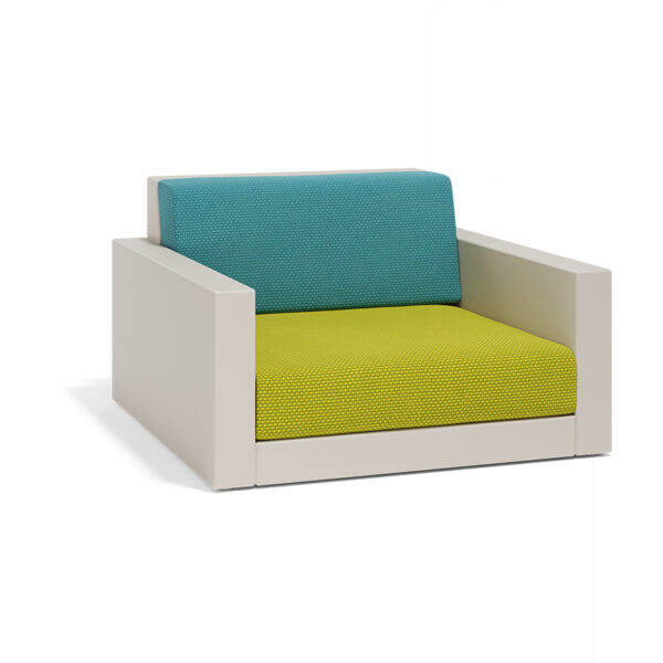 "Vondom PIXEL lounge chair designed for comfort and bold visual impact."