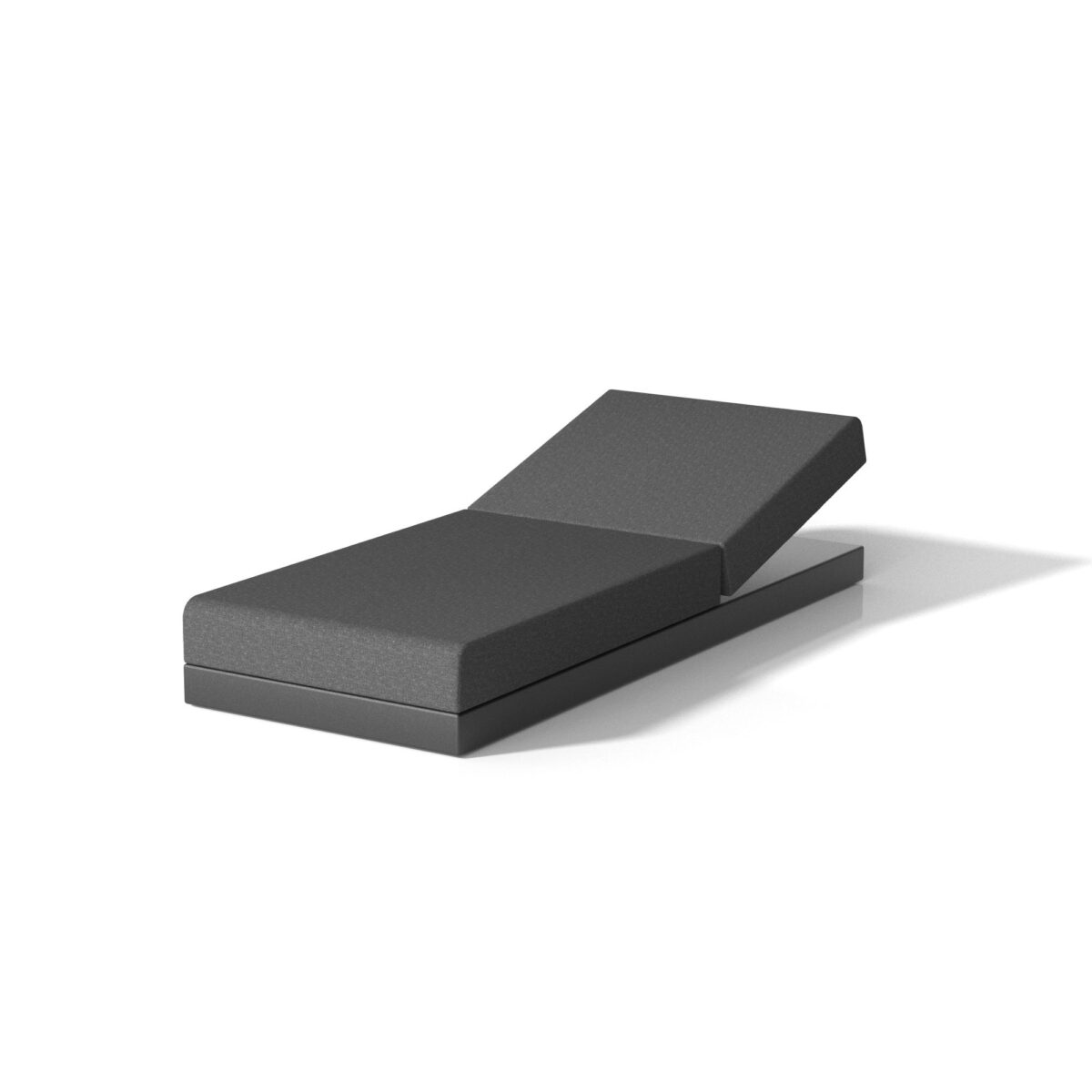 Modern Spanish Pixel modular designer sun lounger by Vondom, geometric faceted patio chaise for Troy, Michigan.