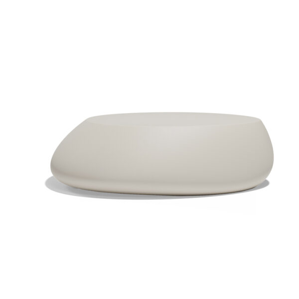 STONE Coffee Table by Vondom – organic-shaped modern outdoor table inspired by natural stone