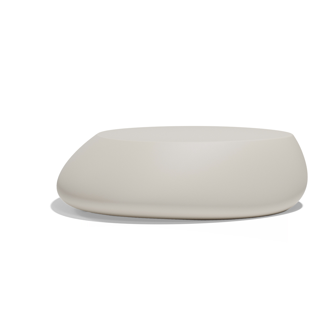 STONE Coffee Table by Vondom – organic-shaped modern outdoor table inspired by natural stone