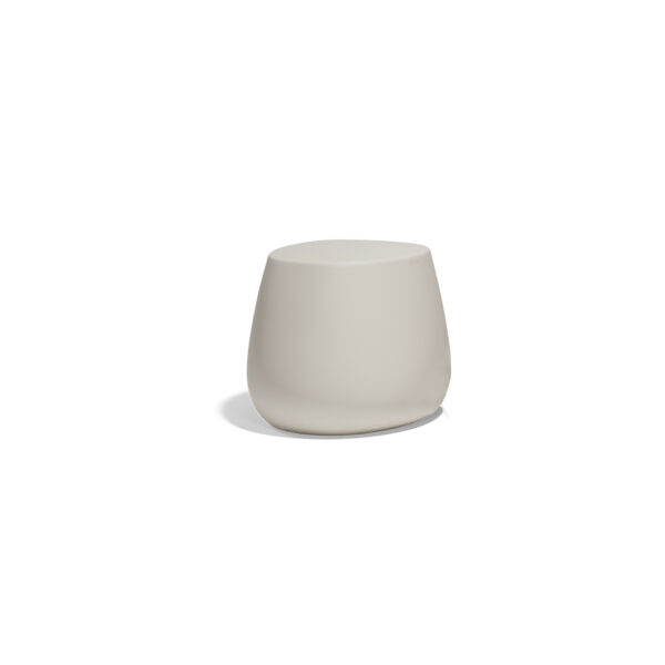 Modern Stone Stool 49x55x44 by Stefano Giovannoni for Vondom, high-end Spanish organic design for Royal Oak, Michigan.