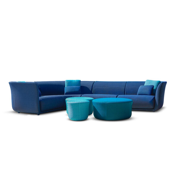 Suave Sofa Modular by Vondom, designed by Marcel Wanders, featuring a flexible and customizable design for both indoor and outdoor use.