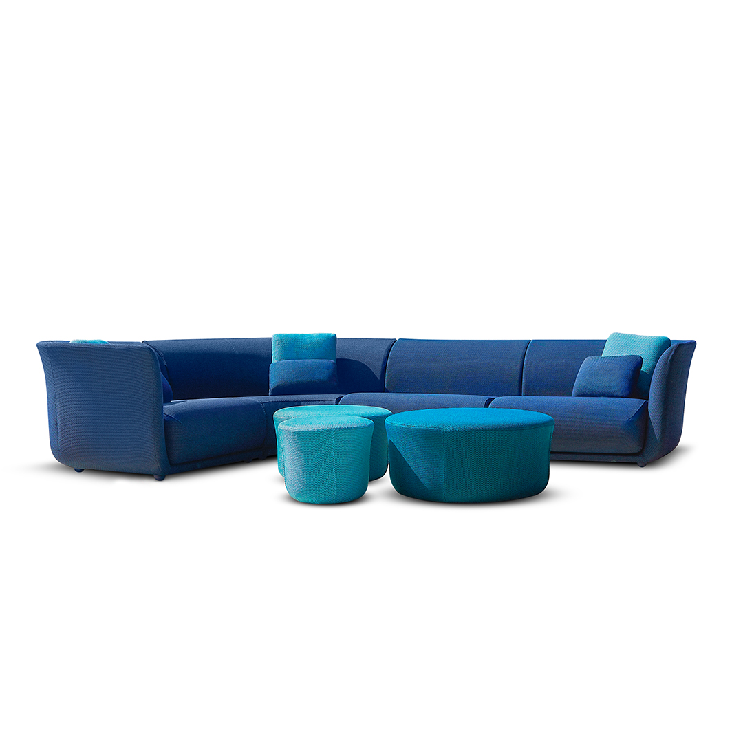 Suave Sofa Modular by Vondom, designed by Marcel Wanders, featuring a flexible and customizable design for both indoor and outdoor use.