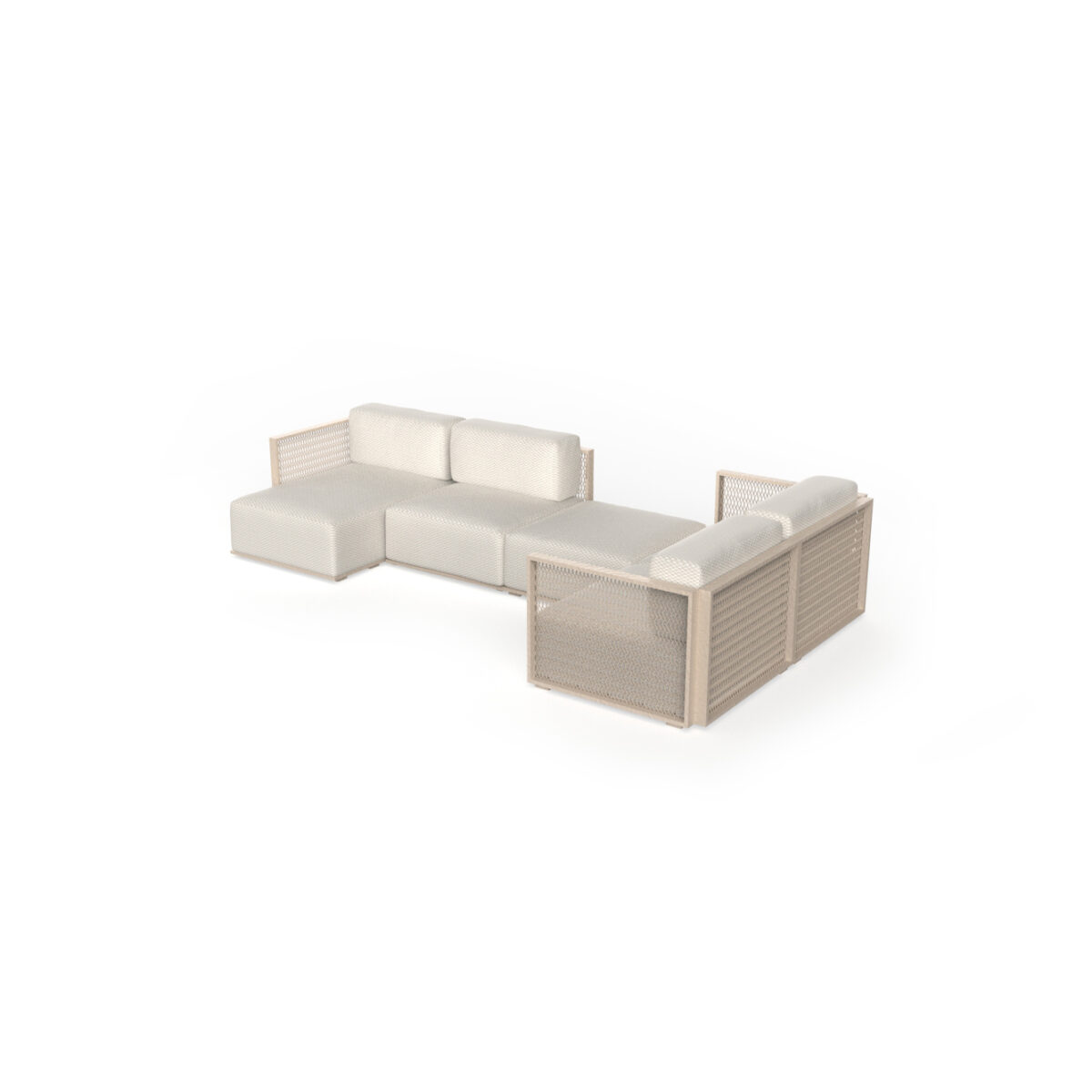 Luxury THE FACTORY Daybed by Vondom designed for sophisticated garden or poolside spaces