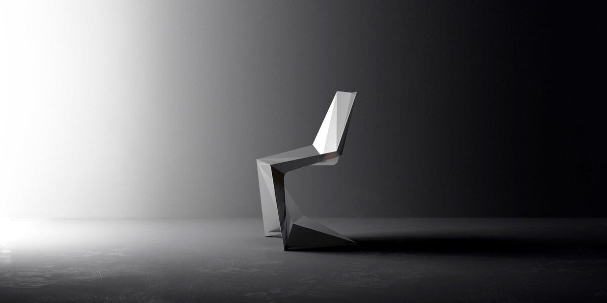 High-end Voxel Chair by Ross Lovegrove for Vondom, modern Spanish outdoor furniture for Troy, Michigan.