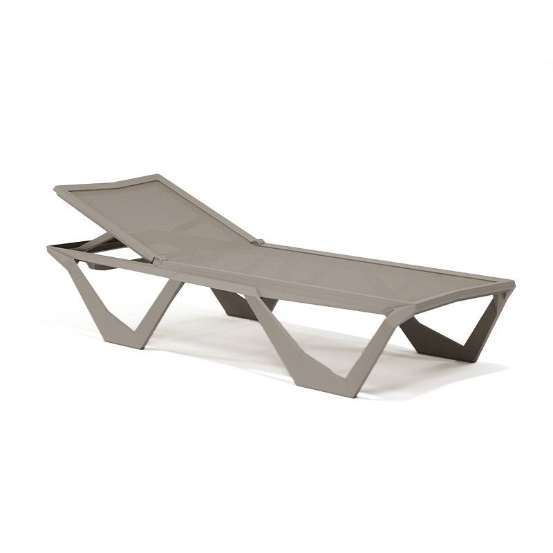 High-end Voxel Sun Chaise by Ramón Esteve for Vondom, modern Spanish outdoor furniture for Troy, Michigan.