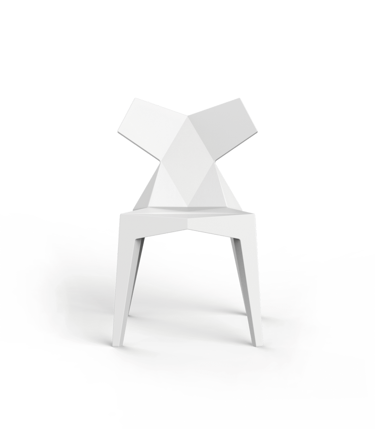 "Vondom’s KIMONO Chair ideal for statement seating in patios, terraces, or modern interiors."