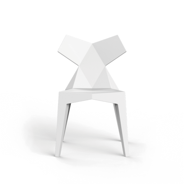 "Vondom’s KIMONO Chair ideal for statement seating in patios, terraces, or modern interiors."