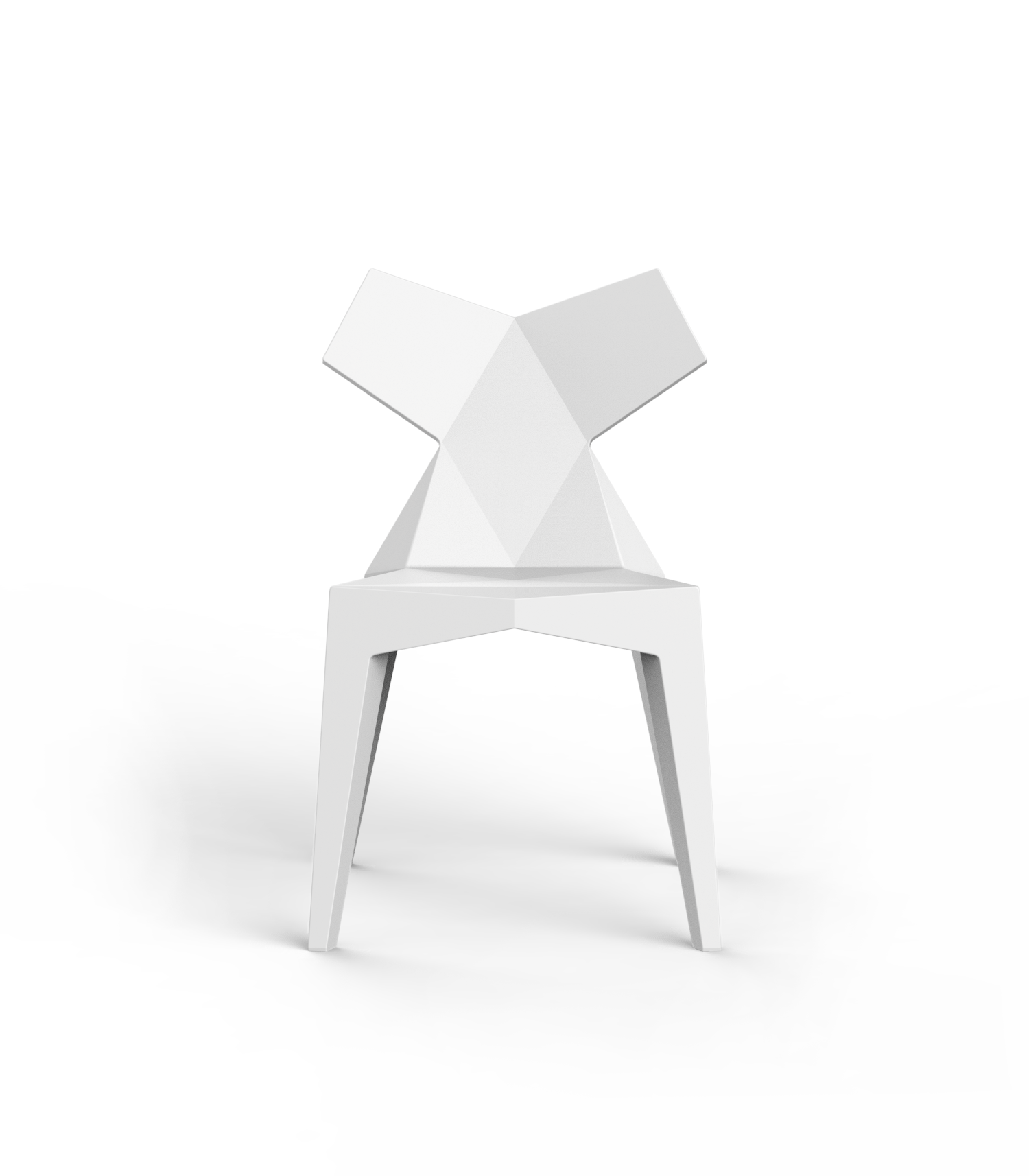 "Vondomβs KIMONO Chair ideal for statement seating in patios, terraces, or modern interiors."