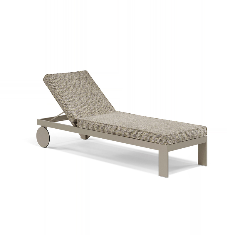 High-end Posidonia Sun Lounger by Ramón Esteve for Vondom, modern Spanish outdoor furniture for Troy, Michigan.