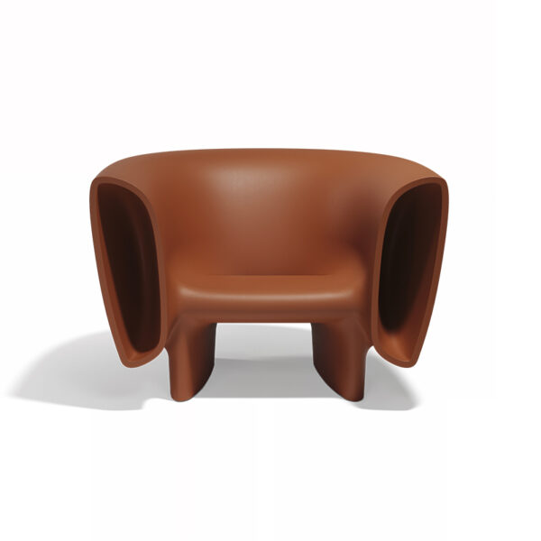 Designer armchair BUM-BUM by Vondom blending modern Italian style and sustainable materials