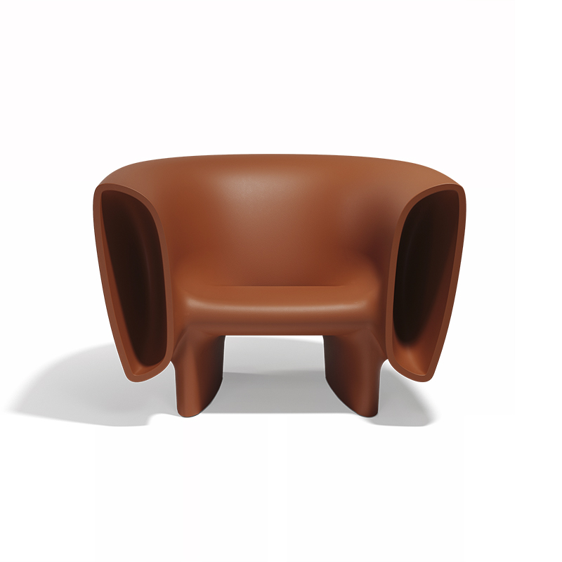 Designer armchair BUM-BUM by Vondom blending modern Italian style and sustainable materials