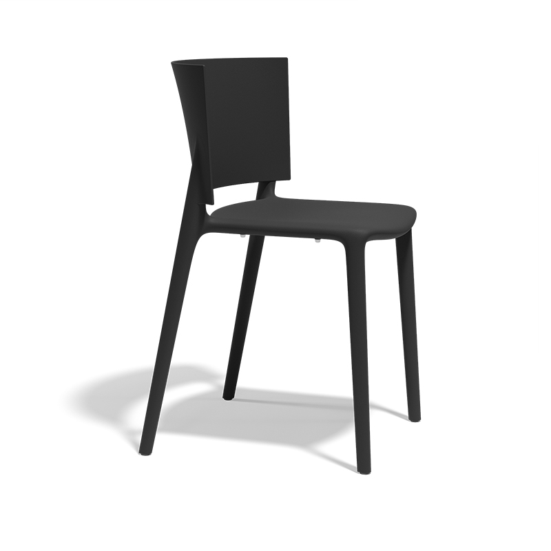 "Vondom’s AFRICA Chair with smooth curves and a minimalist design language."