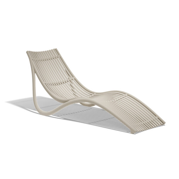 High-end Ibiza Sun Lounger by Eugeni Quitllet for Vondom, modern Spanish outdoor furniture for Troy, Michigan.