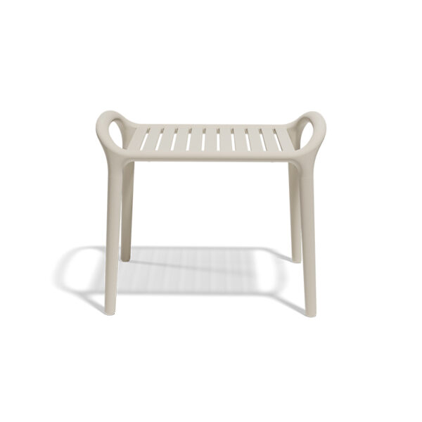 Luxury contemporary Ibiza Side Table by Eugeni Quitllet for Vondom, high-end Spanish outdoor furniture for Birmingham, Michigan.