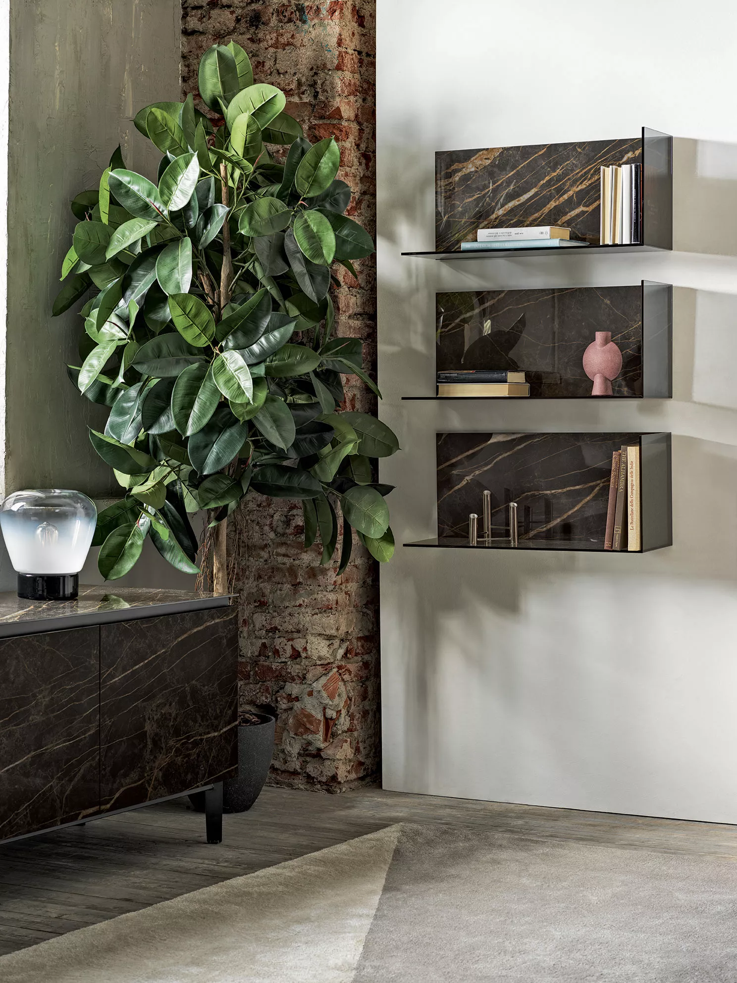 It was by Bontempi contemporary Italian dining table in Birmingham, Michigan showroom