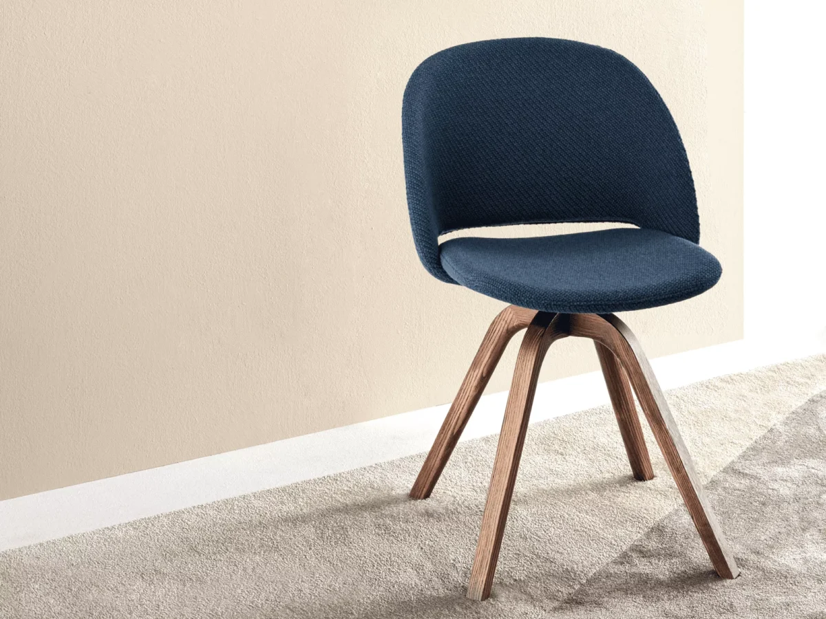 High-end Italian Polo Lined chair by Bontempi, a modern luxury piece for Royal Oak, Michigan.