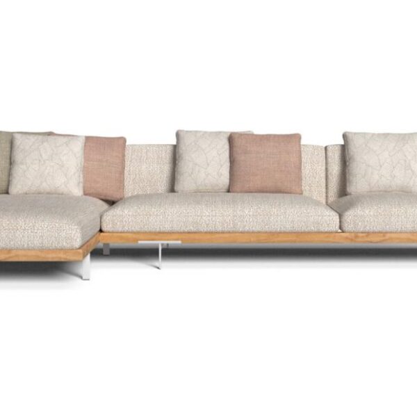 Luxury contemporary Allure Modular Sofa by Studio Talenti for Talentispa, high-end Italian outdoor furniture for Birmingham, Michigan.